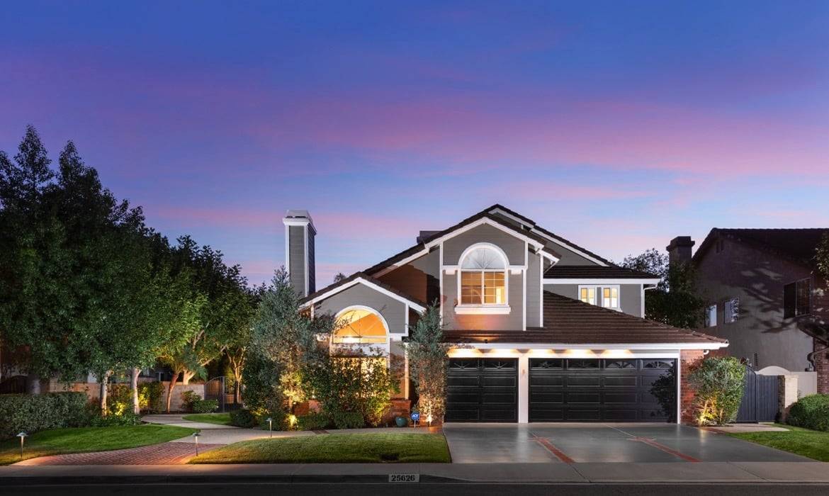 Brad Feldman Group 25626 Stratford Pl web 01 Front Twilight View