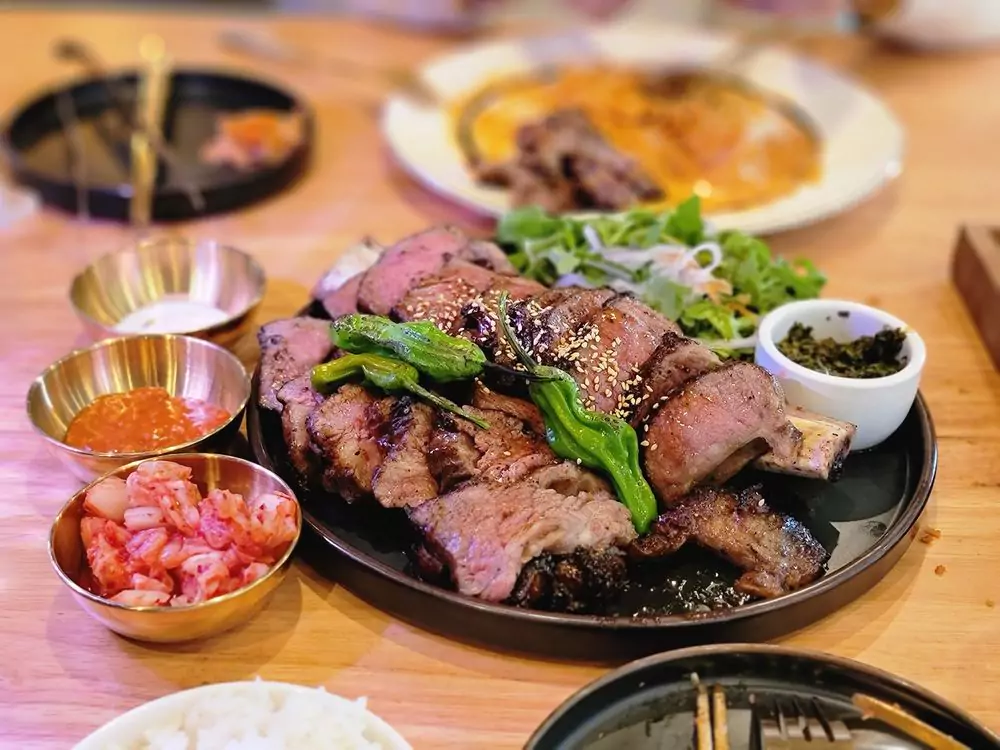 oc galbi beef rib steak korean banchan thumbnail