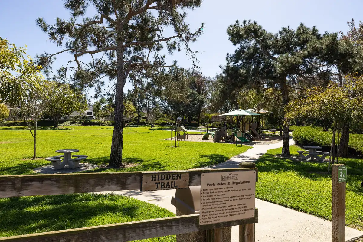 Hidden Trail in Nellie Gail Ranch, one of many Laguna Hills hiking trails to explore