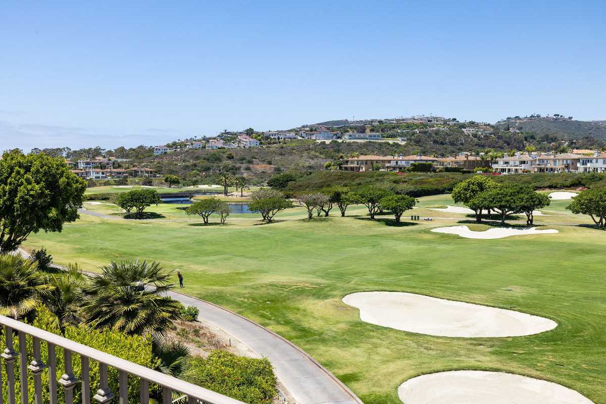 Golf course at Monarch Beach Golf Links near golf course homes for sale in Laguna Hills and Laguna Niguel