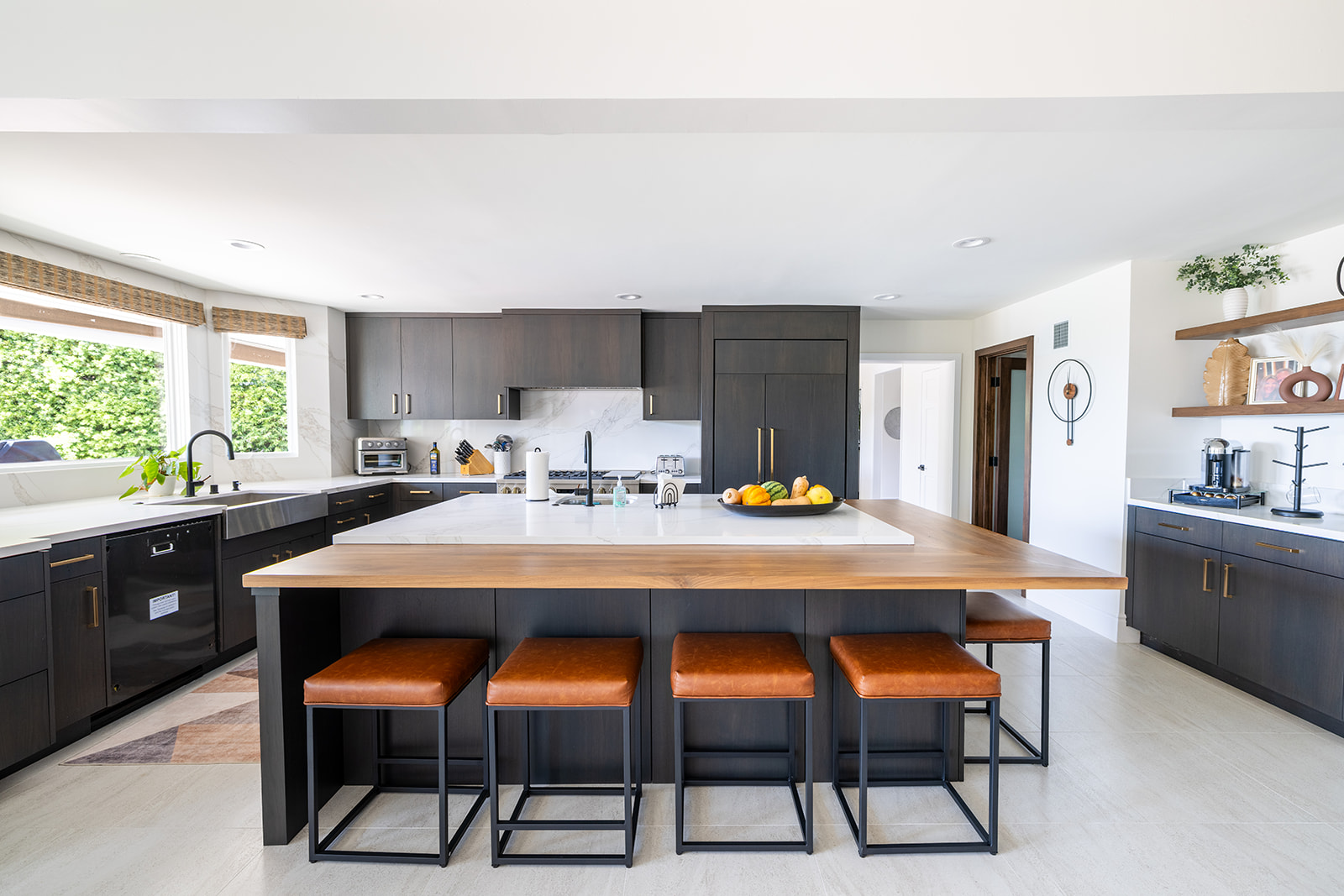 Kitchen with upgraded island seating in Nellie Gail Ranch home for sale with smart, high-ROI preparations before selling