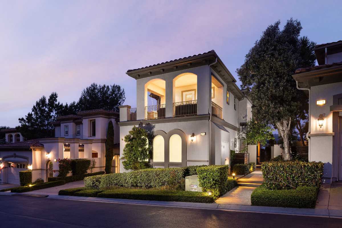 Front exterior of a luxury home in Dana Point with Mediterranean style, sold by the best buyers agents and top Orange County Realtors at the Brad Feldman Group